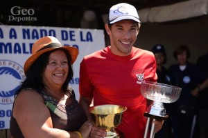 Pentacampeón de la Travesía a Nado de la Bahía de Maldonado